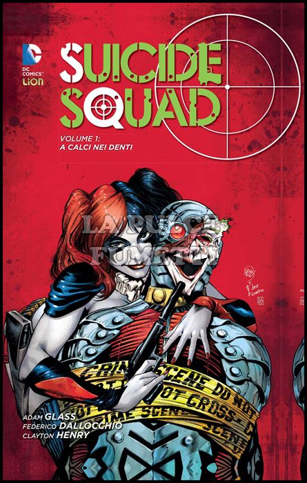 DC LIBRARY - DC NEW 52 LIMITED - SUICIDE SQUAD 1: A CALCI NEI DENTI - VARIANT MASCHERA DI HARLEY QUINN